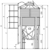 Galvanized-silo